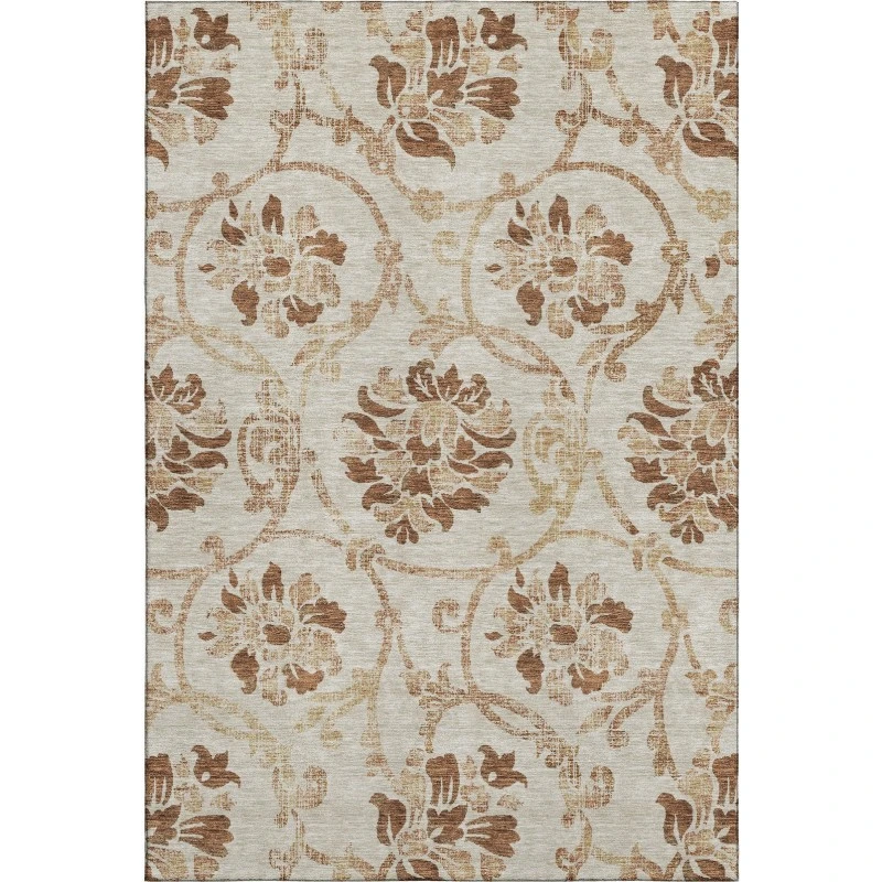 Addison Mayfield Orange AMF762 5ft. x 7ft. 6in. Rect. Rug