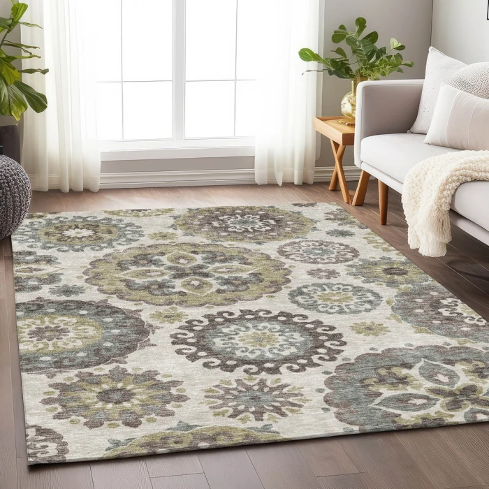 Addison Mayfield Brown AMF763 8ft. x 10ft. Rect. Rug