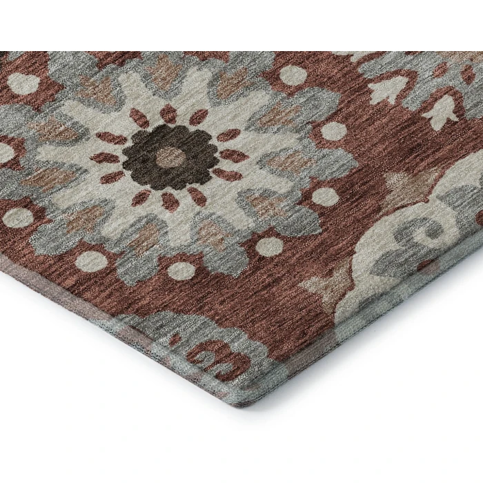 Addison Mayfield Orange AMF763 2ft. 3in. x 7ft. 6in. Rect. Rug