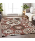 Addison Mayfield Orange AMF763 2ft. 3in. x 7ft. 6in. Rect. Rug