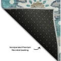 Addison Mayfield Teal AMF763 - 8ft. Round Rug