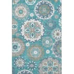 Addison Mayfield Teal AMF763 2ft. 3in. x 7ft. 6in. Rect. Rug