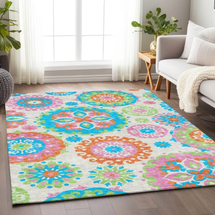 Addison Mayfield Ivory AMF763 2ft. 3in. x 7ft. 6in. Rect. Rug