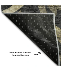 Addison Mayfield Black AMF764 5ft. x 7ft. 6in. Rect. Rug
