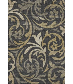 Addison Mayfield Black AMF764 5ft. x 7ft. 6in. Rect. Rug