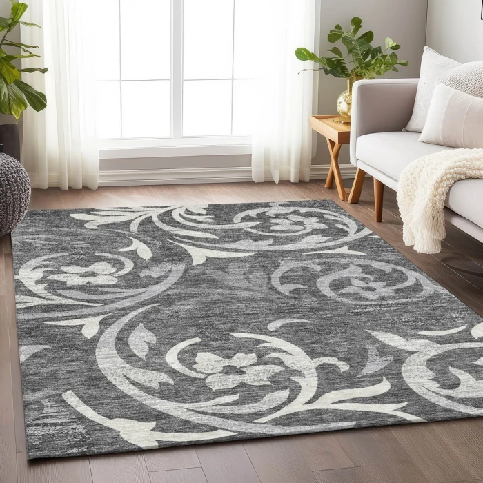 Addison Mayfield Gray AMF764 2ft. 3in. x 7ft. 6in. Rect. Rug