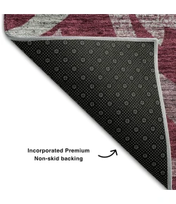 Addison Mayfield Red AMF764 8ft. x 10ft. Rect. Rug