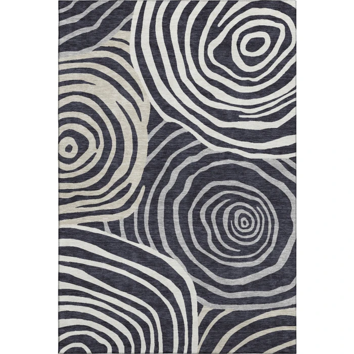 Addison Mayfield Black AMF765 2ft. 3in. x 7ft. 6in. Rect. Rug