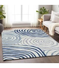 Addison Mayfield Blue AMF765 - 8ft. Round Rug