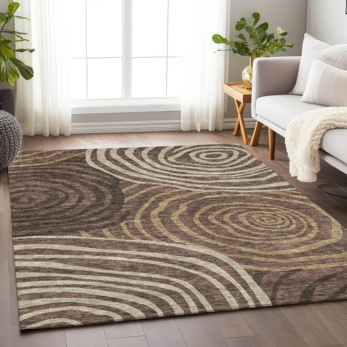 Addison Mayfield Brown AMF765 2ft. 3in. x 7ft. 6in. Rect. Rug