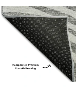 Addison Mayfield Gray AMF765 - 8ft. Round Rug