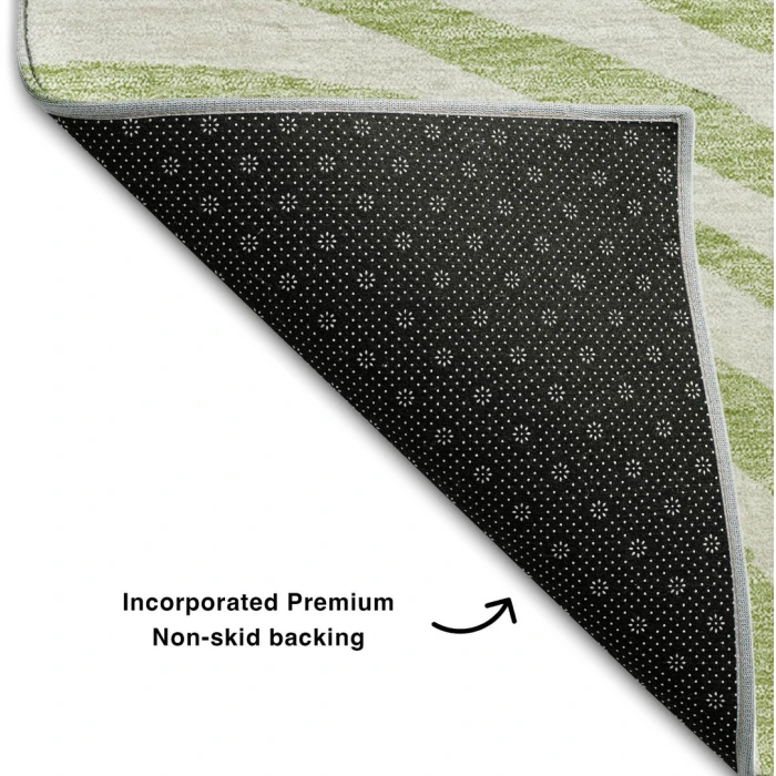 Addison Mayfield Green AMF765 - 8ft. Round Rug
