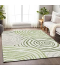 Addison Mayfield Green AMF765 - 8ft. Round Rug