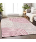 Addison Mayfield Pink AMF765 - 8ft. Round Rug