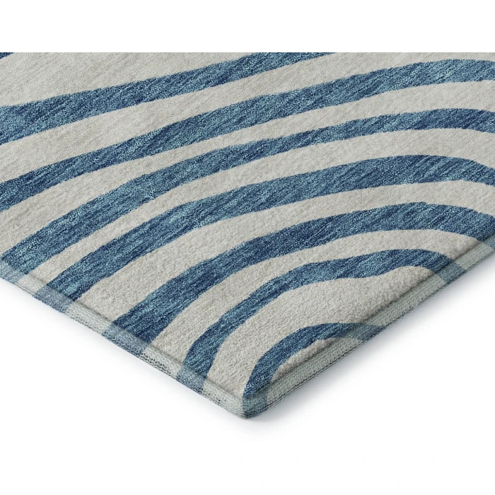 Addison Mayfield Teal AMF765 - 8ft. Round Rug