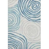 Addison Mayfield Teal AMF765 - 8ft. Round Rug