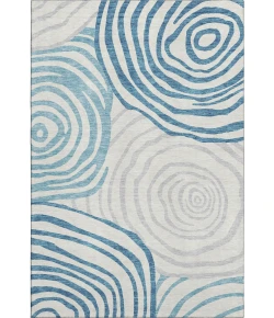 Addison Mayfield Teal AMF765 - 8ft. Round Rug