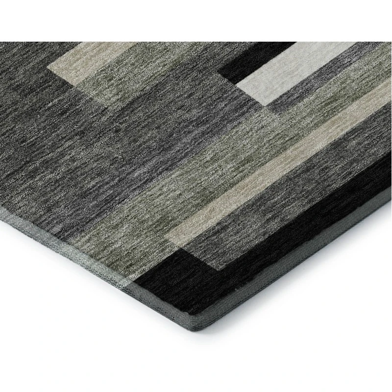 Addison Mayfield Black AMF766 - 8ft. Round Rug