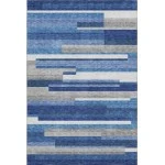 Addison Mayfield Blue AMF766 2ft. 3in. x 7ft. 6in. Rect. Rug