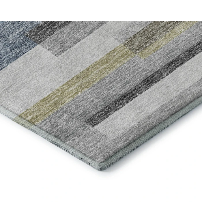 Addison Mayfield Gray AMF766 - 8ft. Round Rug