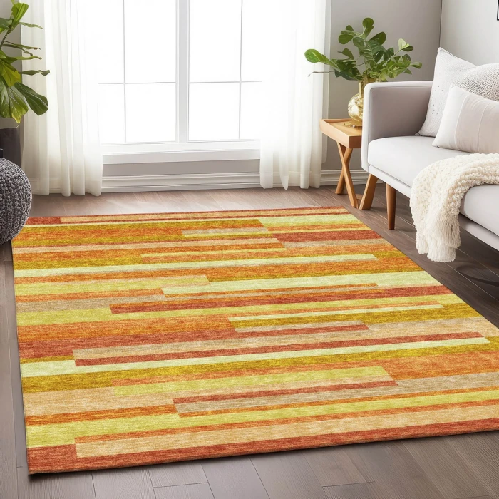 Addison Mayfield Orange AMF766 8ft. x 10ft. Rect. Rug