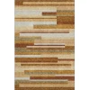 Addison Mayfield Orange AMF766 - 8ft. Round Rug