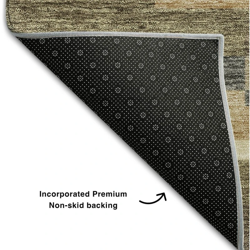 Addison Mayfield Brown AMF766 - 8ft. Round Rug