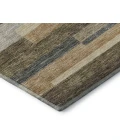 Addison Mayfield Brown AMF766 - 8ft. Round Rug