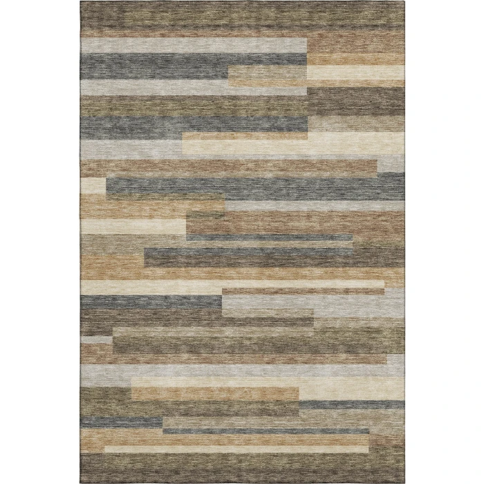 Addison Mayfield Brown AMF766 - 8ft. Round Rug