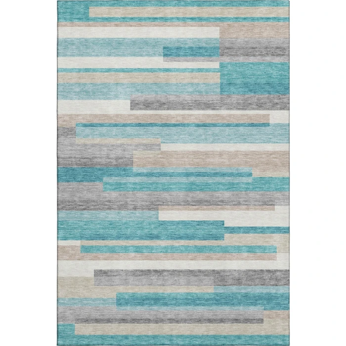 Addison Mayfield Teal AMF766 5ft. x 7ft. 6in. Rect. Rug