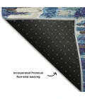 Addison Mayfield Blue AMF767 - 8ft. Round Rug