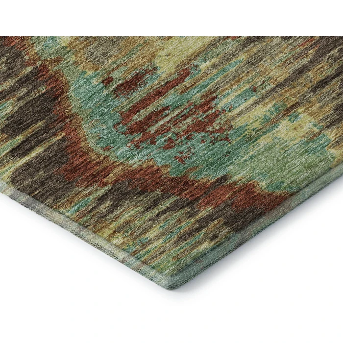 Addison Mayfield Brown AMF767 - 8ft. Round Rug