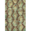 Addison Mayfield Brown AMF767 - 8ft. Round Rug