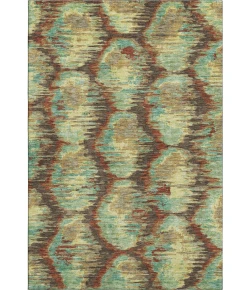 Addison Mayfield Brown AMF767 - 8ft. Round Rug