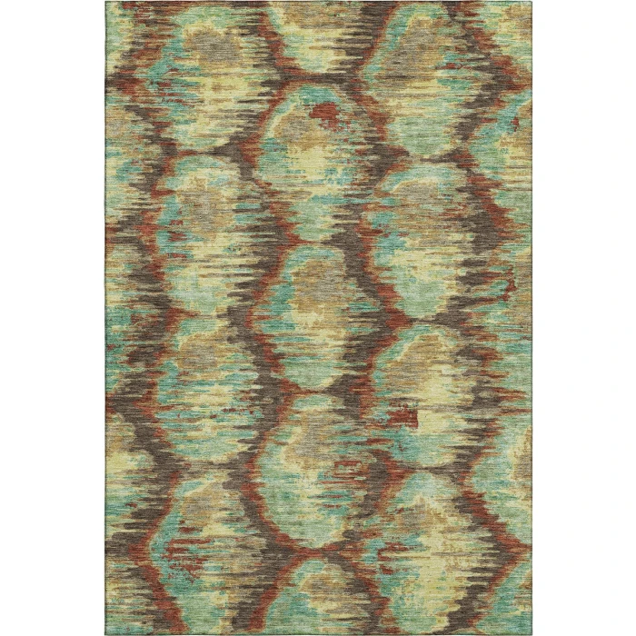 Addison Mayfield Brown AMF767 - 8ft. Round Rug
