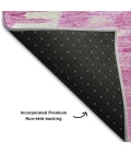 Addison Mayfield Pink AMF767 - 8ft. Round Rug