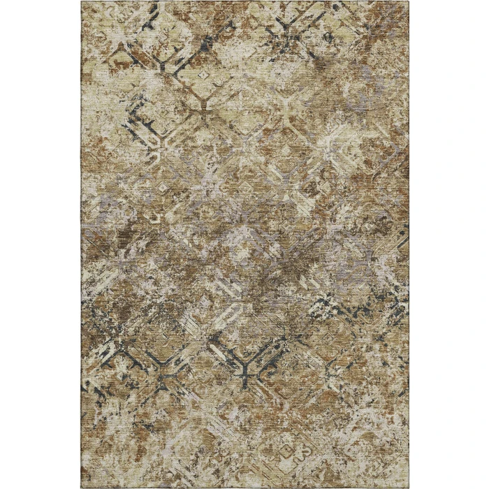 Addison Mayfield Brown AMF768 - 8ft. Round Rug