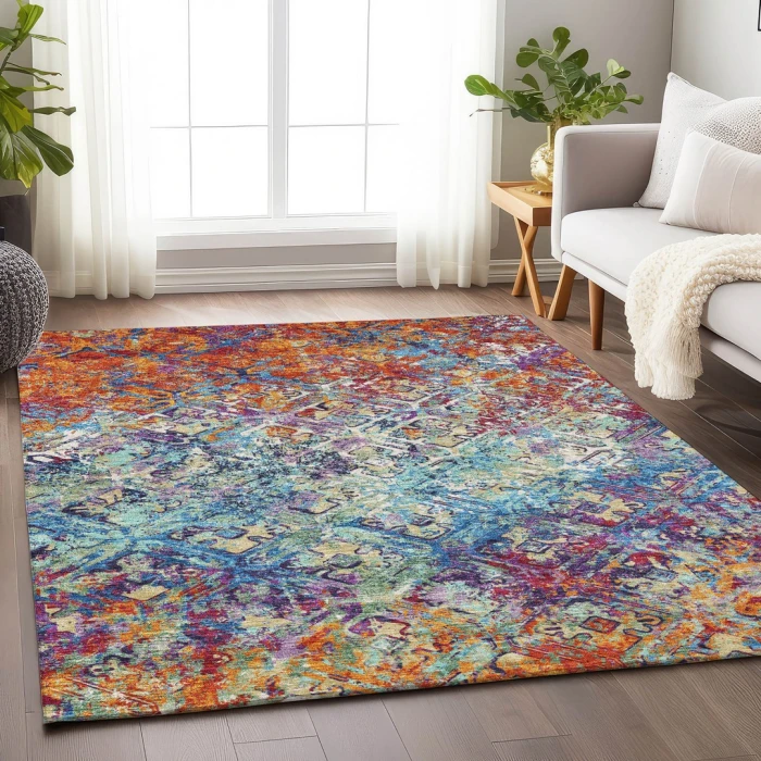Addison Mayfield Orange AMF768 8ft. x 10ft. Rect. Rug