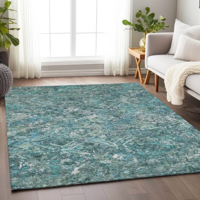 Addison Mayfield Green AMF768 - 8ft. Round Rug