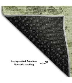 Addison Mayfield Green AMF769 - 8ft. Round Rug