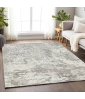 Addison Mayfield Ivory AMF769 - 8ft. Round Rug