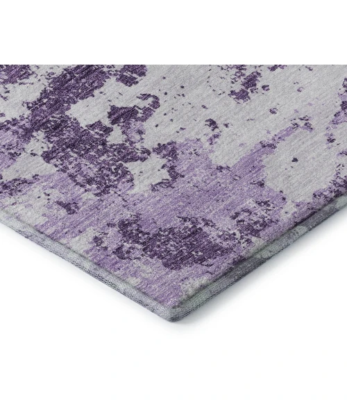 Addison Mayfield Purple AMF769 - 8ft. Round Rug