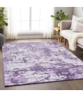 Addison Mayfield Purple AMF769 - 8ft. Round Rug