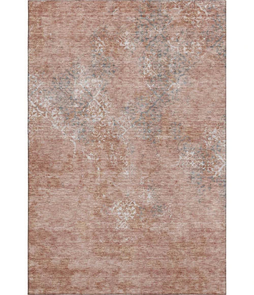 Addison Mayfield Orange AMF769 - 8ft. Round Rug