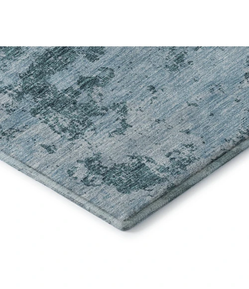 Addison Mayfield Teal AMF769 - 8ft. Round Rug
