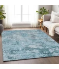 Addison Mayfield Teal AMF769 - 8ft. Round Rug
