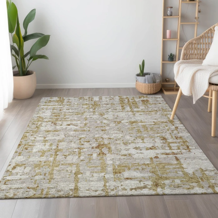 Addison Mayfield Neutral AMF76 - 8ft. Round Rug