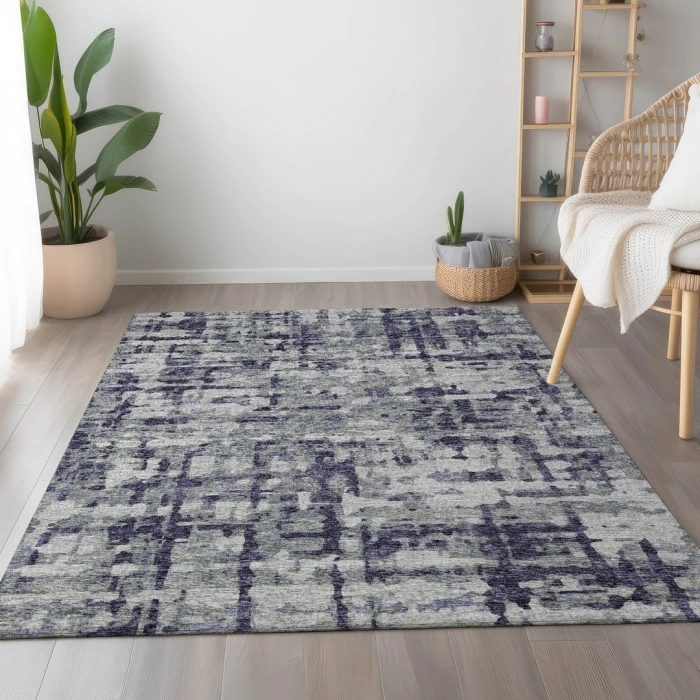 Addison Mayfield Purple AMF76 5ft. x 7ft. 6in. Rect. Rug