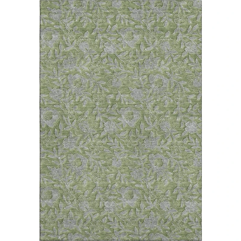 Addison Mayfield Green AMF771 - 8ft. Round Rug