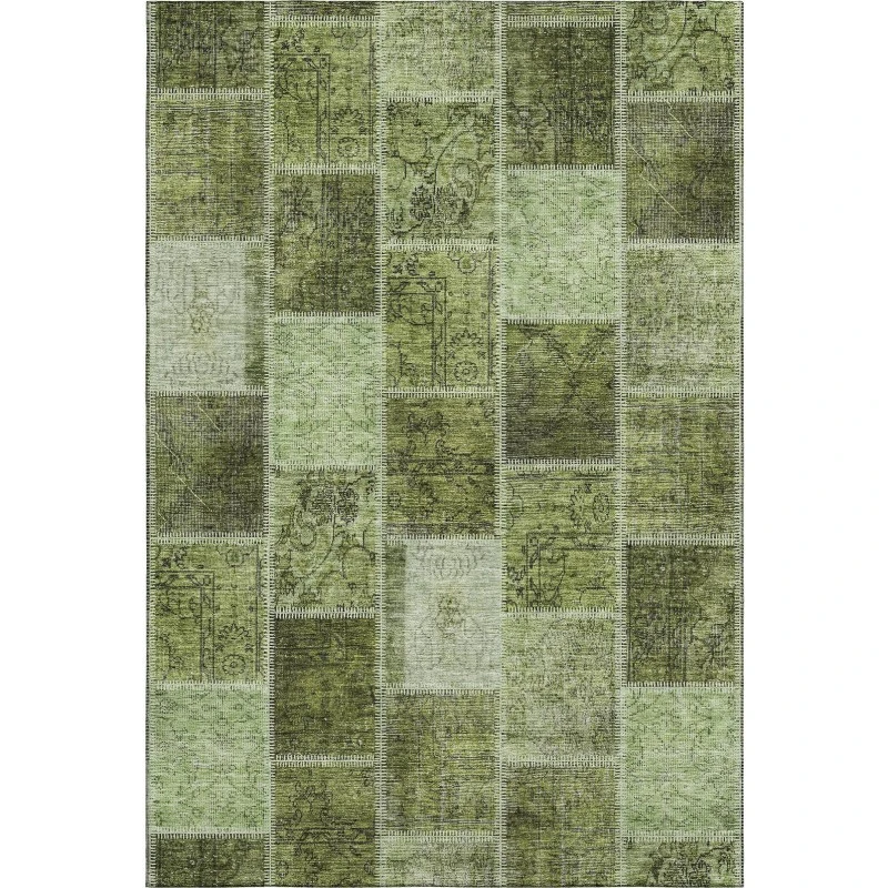 Addison Mayfield Green AMF772 - 8ft. Round Rug